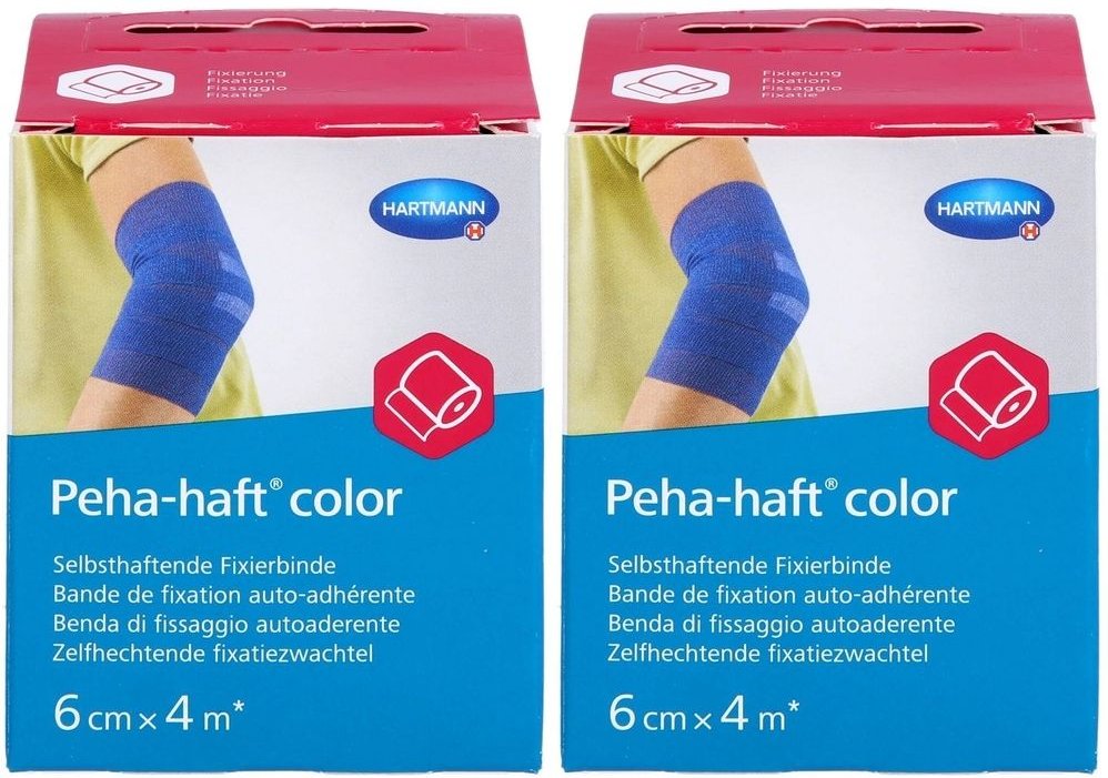 Peha-Haft Color Fixierb.latexfrei 6 cmx4 m blau 2x 2x1 St Binden