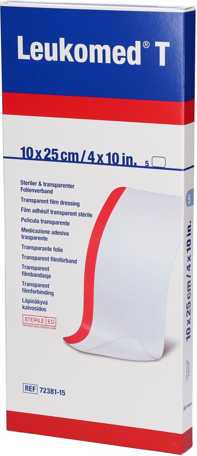 Leukomed T steril 10x25 cm 5 St Pflaster