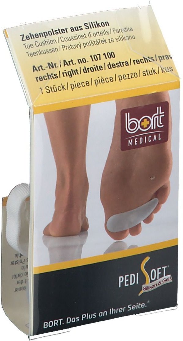 Bort PediSoft Zehenpolster rechts 1 St Einlagen