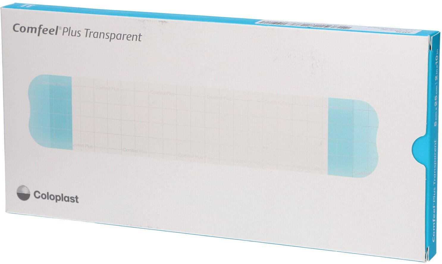 Comfeel Plus Transparent Hydrokolloidverb.5x25 cm 10 St Verband