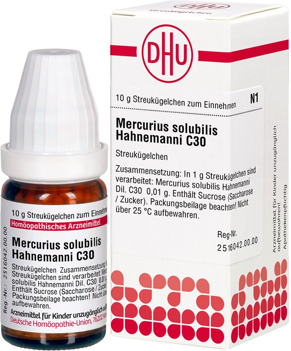 Mercurius Solubilis Hahnemanni C 30 Globuli 10 g