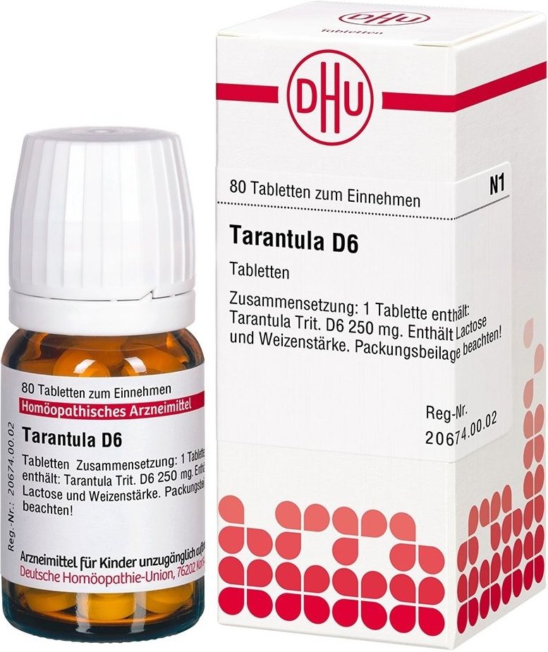 Thumbnail - DHU Tarantula D 6 Tabletten