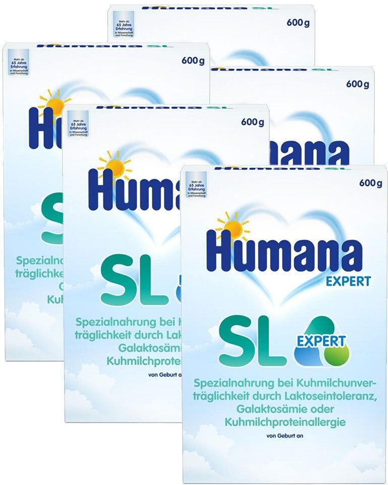 5x Humana SL Expert Spezialnahrung Pulver FS 5x2x300 g