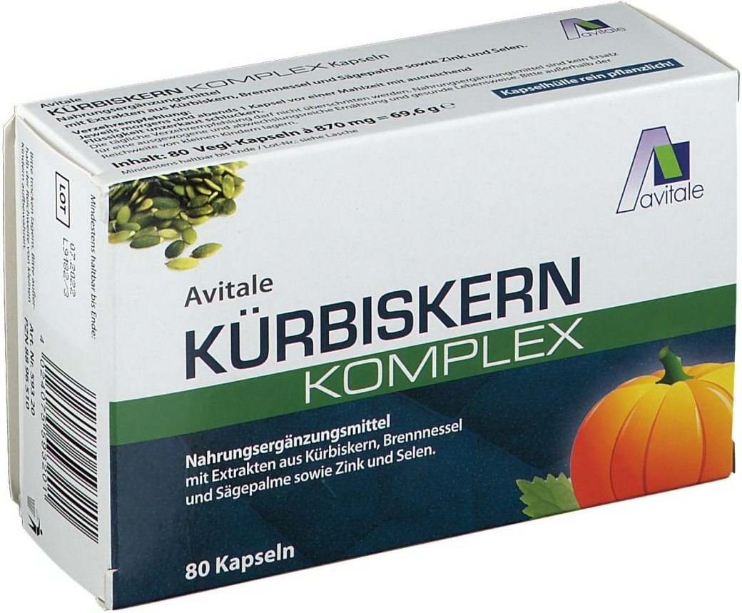 Kürbiskern Komplex Kapseln 80 St