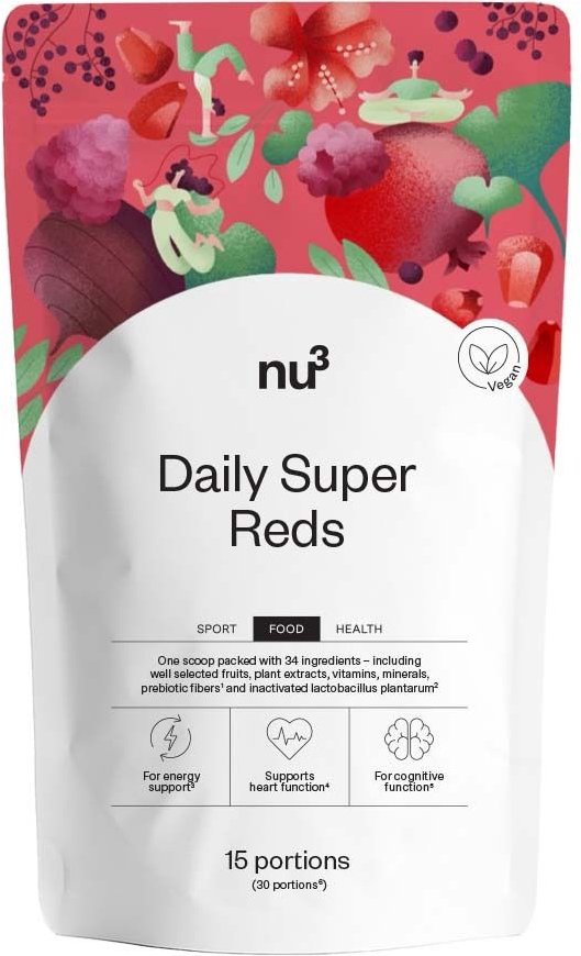 nu3 Daily Super Reds 180 g Pulver