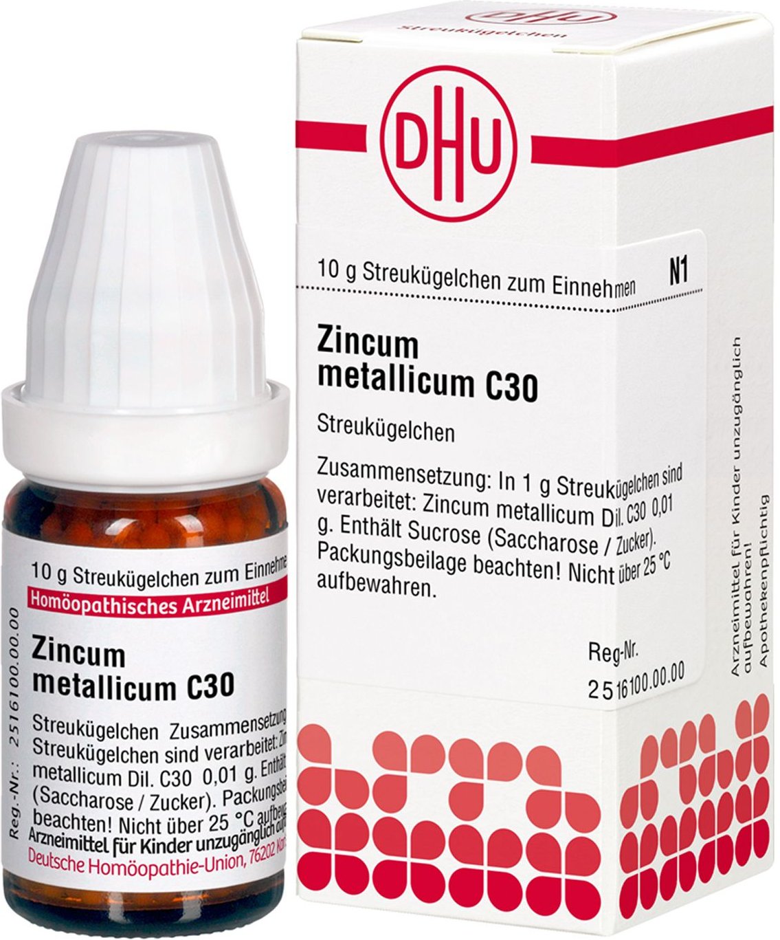 DHU Zincum metallicum C 30 Globuli