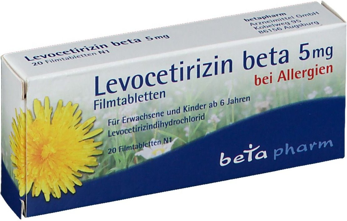 Levocetirizin beta 5 mg Filmtabletten