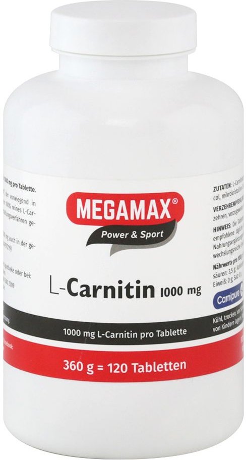 Megamax L-Carnitin 1000 mg Tabletten 120 St