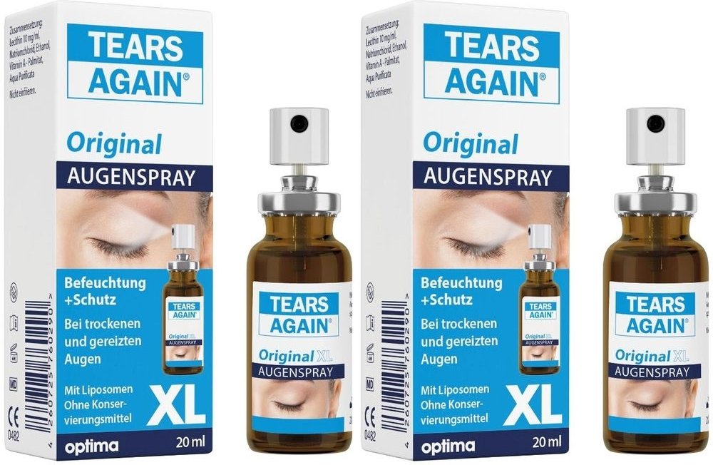 Tears Again XL liposomales Augenspray 2x 2x20 ml Spray