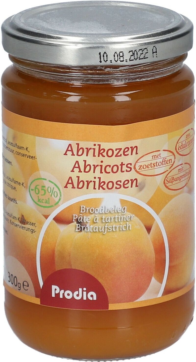 Prodia Broodbeleg Abrikoos + Maltitol 300 g Sonstige
