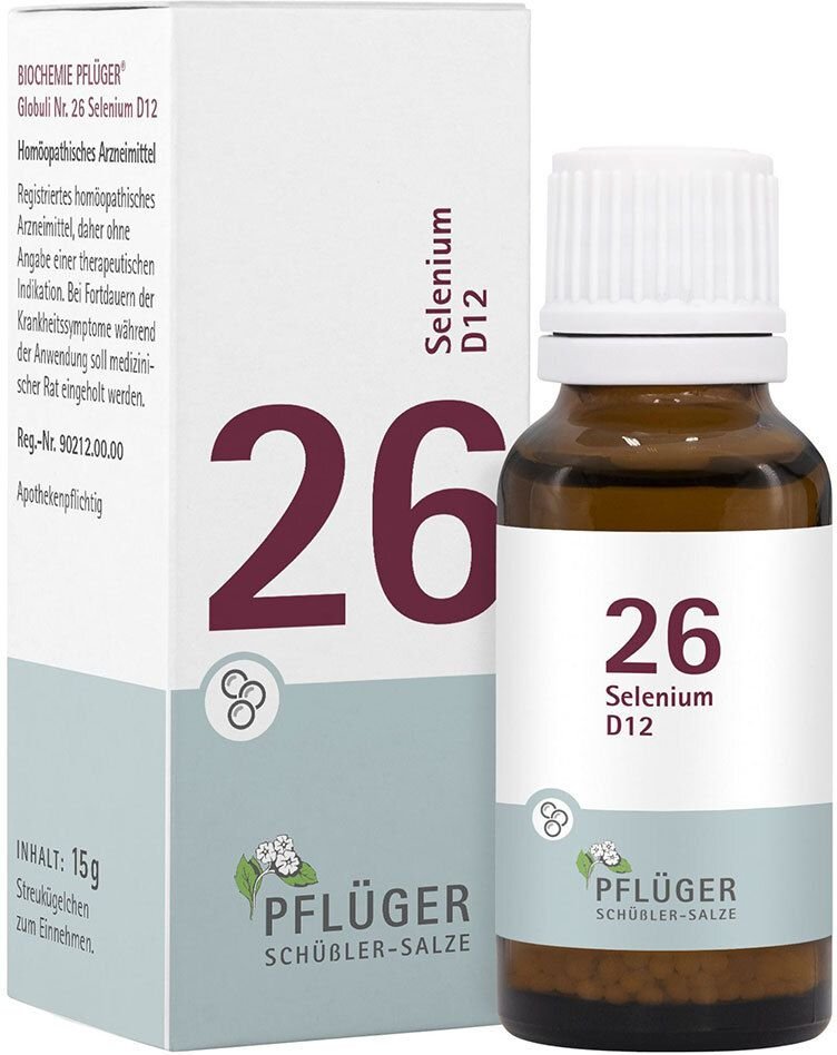 Biochemie Pflüger 26 Selenium D 12 Globuli 15 g