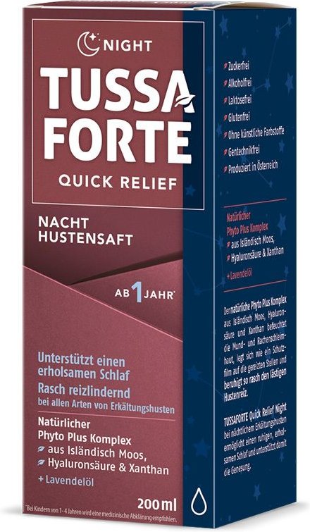 Tussaforte SFT Night 200 ml Saft