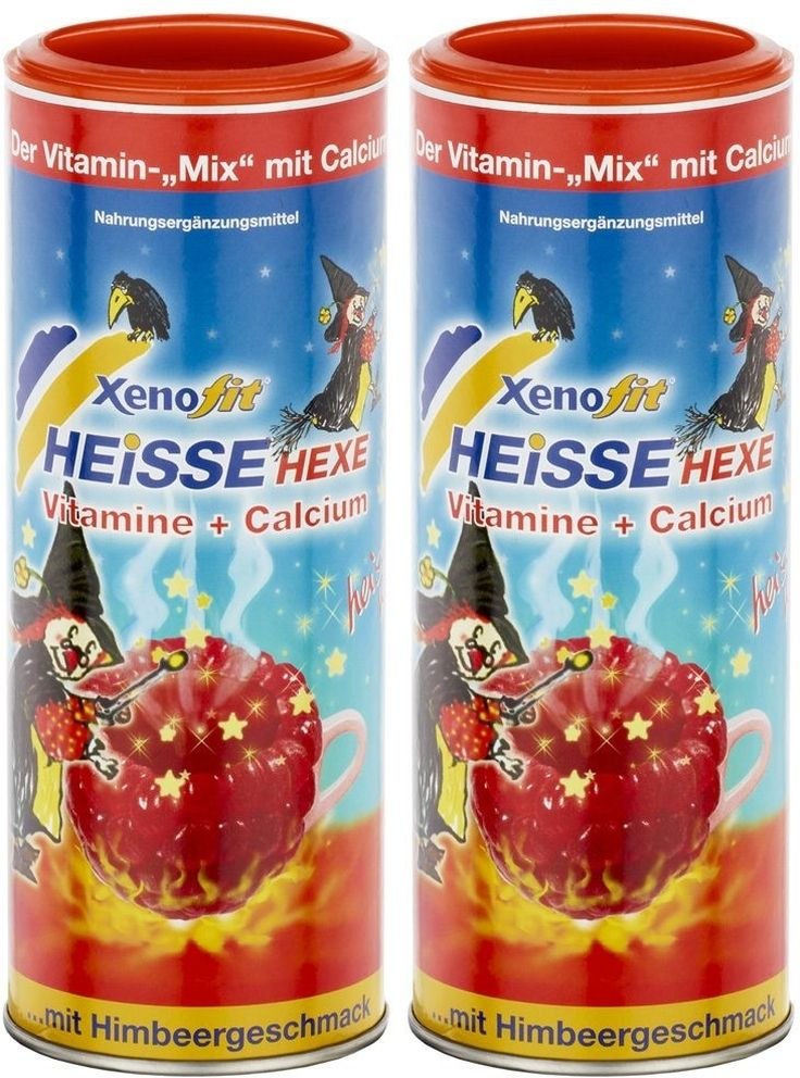Xenofit heiße Hexe Himbeere Granulat Dose 2x 2x270 g