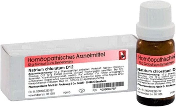 Natrium chloratum D 12 Globuli