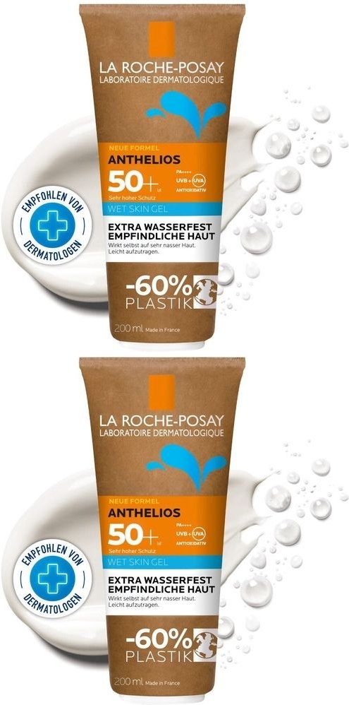Roche-Posay Anthelios Wet Skin Gel LSF 50+ 2x 2x200 ml