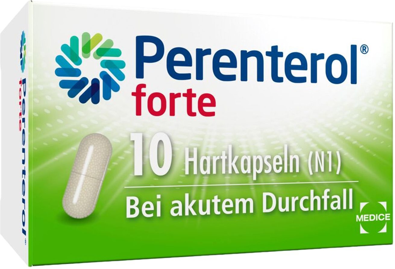 Perenterol forte 250 mg bei akutem Durchfall & zur Vorbeugung