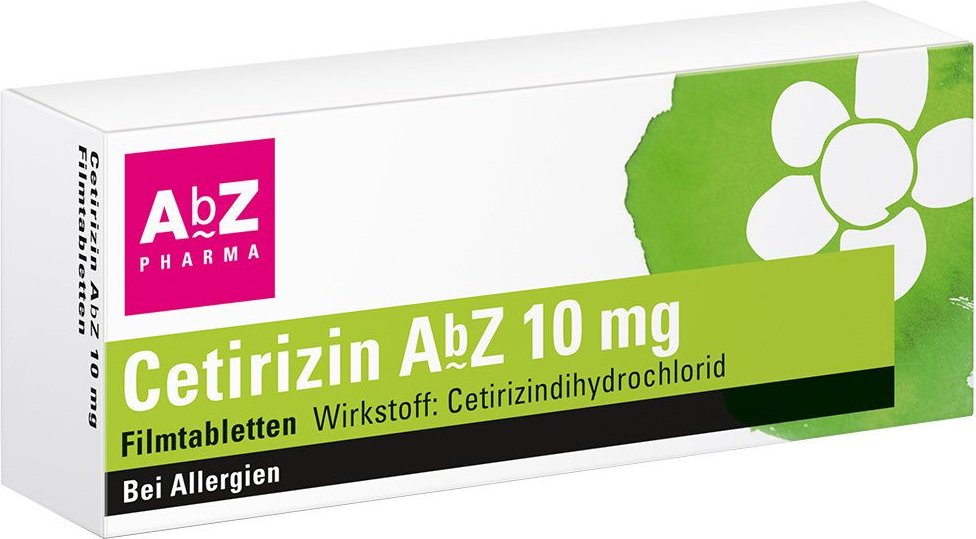 Cetirizin AbZ 10 mg Filmtabletten 100 St