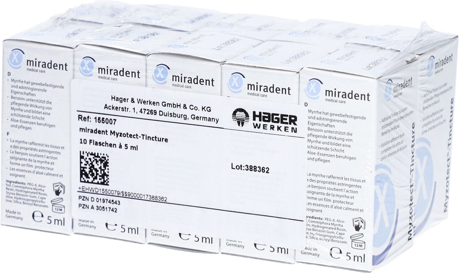 Myzotect Tincture 10x5 ml Flüssigkeit