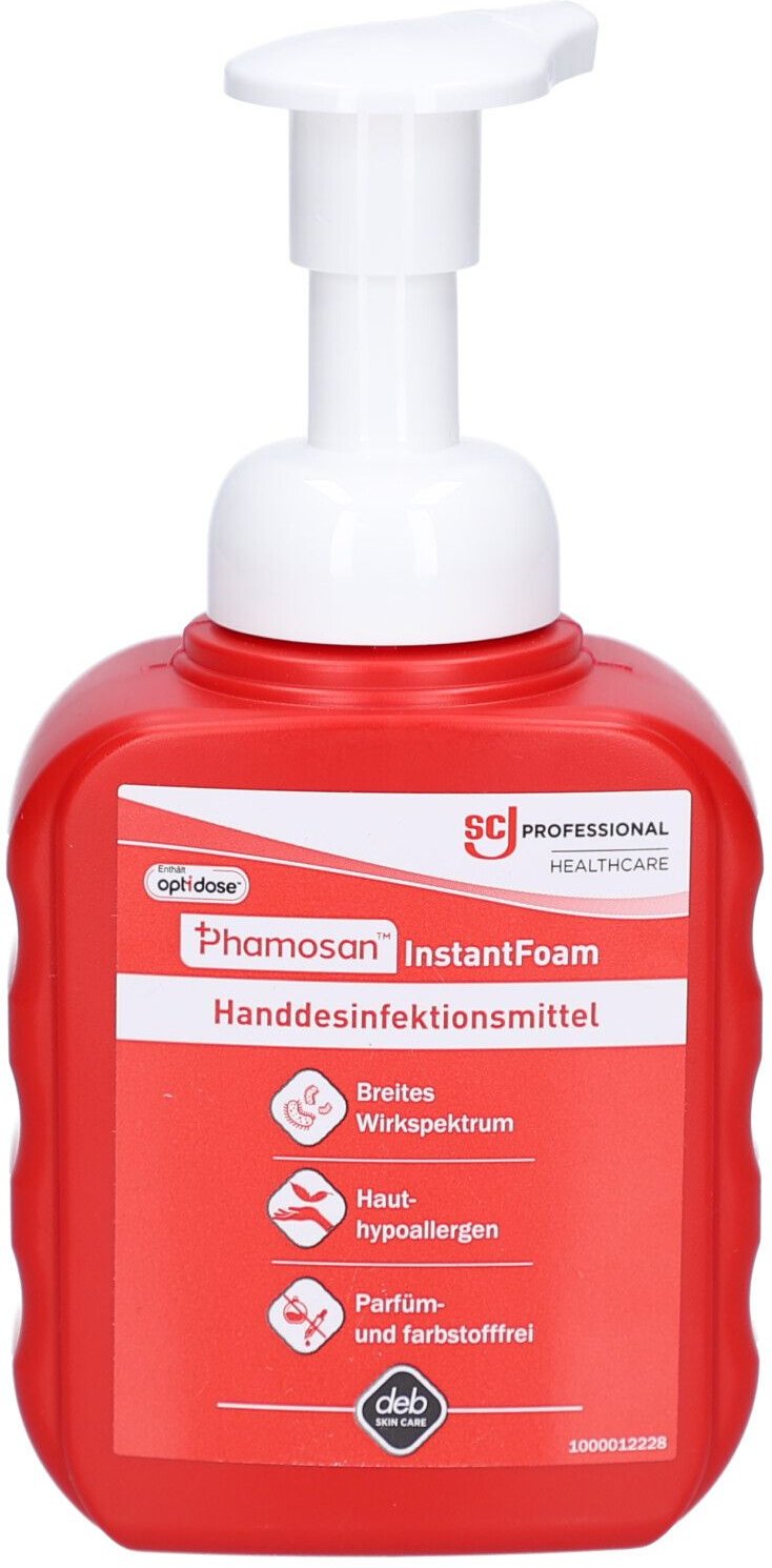 Phamosan Instant Foam Optidose Handdesinfektionsm. 400 ml Schaum