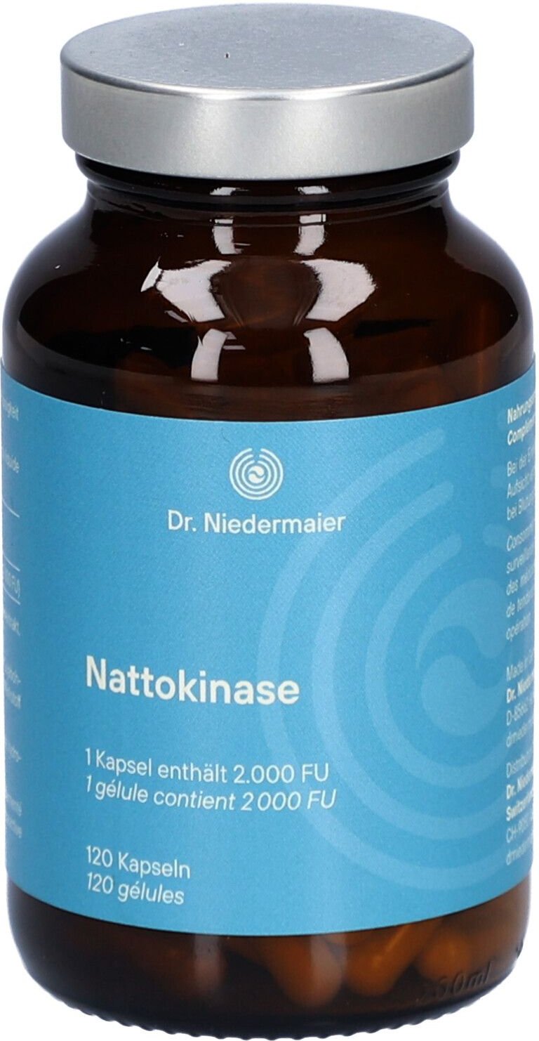 DR. Niedermaier Nattokinase Kaps Glasfl 120 Stk St Kapseln