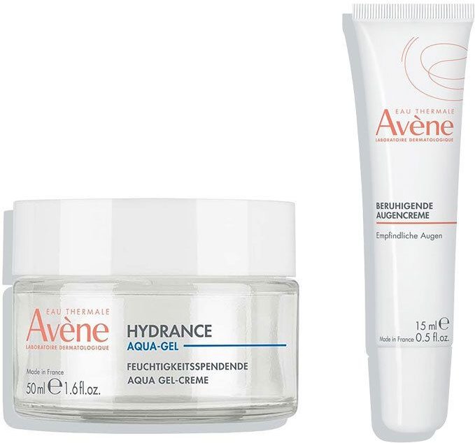 Avène Beruhigende Augencreme + Hydrance Aqua-Gel Creme Set 1 St
