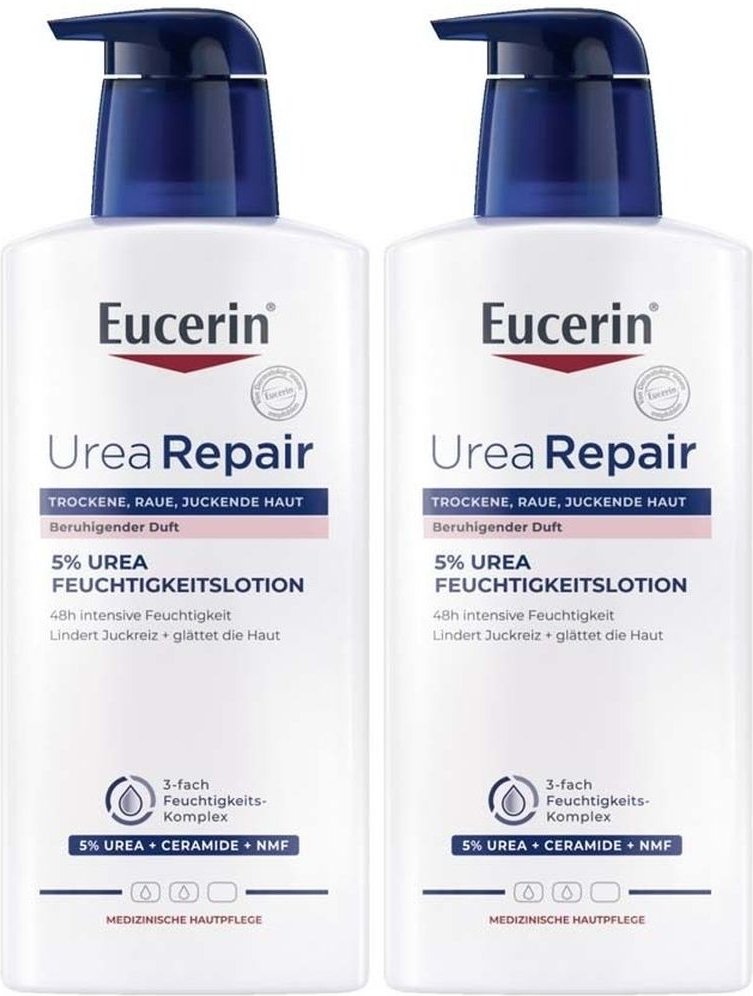 Eucerin UreaRepair Plus Lotion 5% mit Duft 2x 2x400 ml