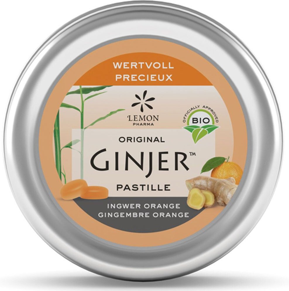 Ingwer Ginjer Pastillen Bio 40 g
