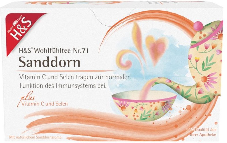 H&S Sanddorn mit Vitamin C und Selen Filterbeutel