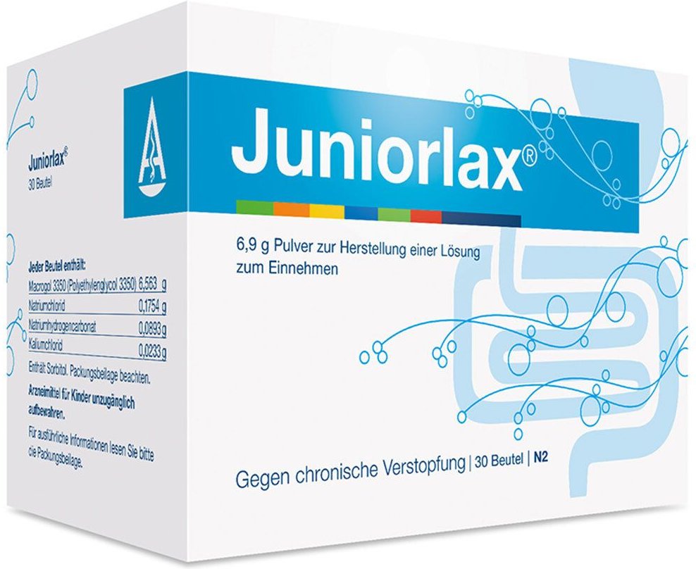 Juniorlax Pulver z.Herst.e.Lösung z.Einnehmen 30x6,9 g zur Herstellung einer Lösung zum Einnehmen
