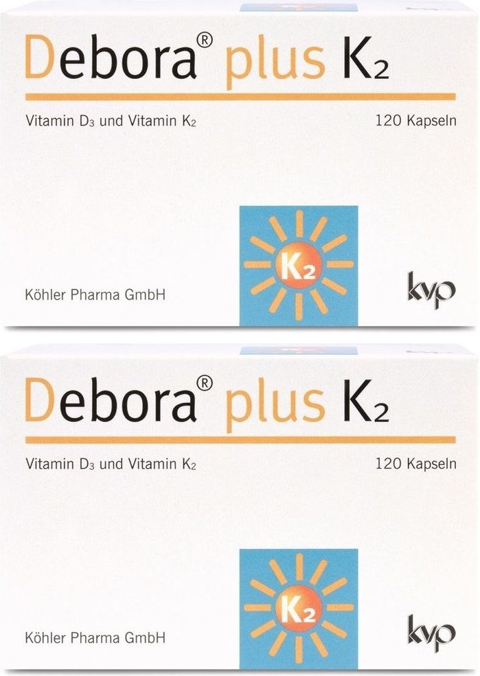 Debora plus K2 Kapseln 2x 2x120 St