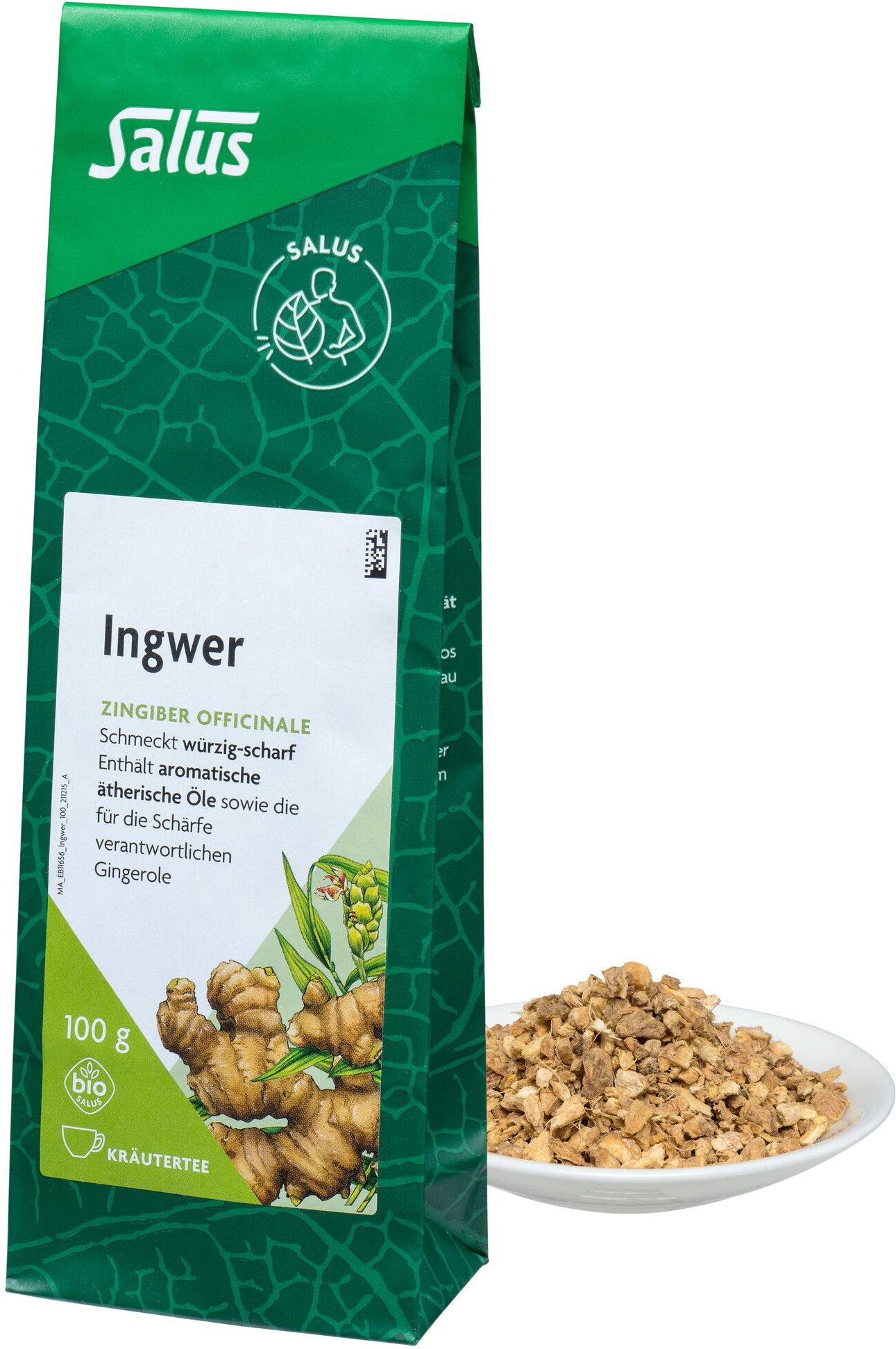 Ingwer Gewuerztee Zingiber Bio 100 g Tee