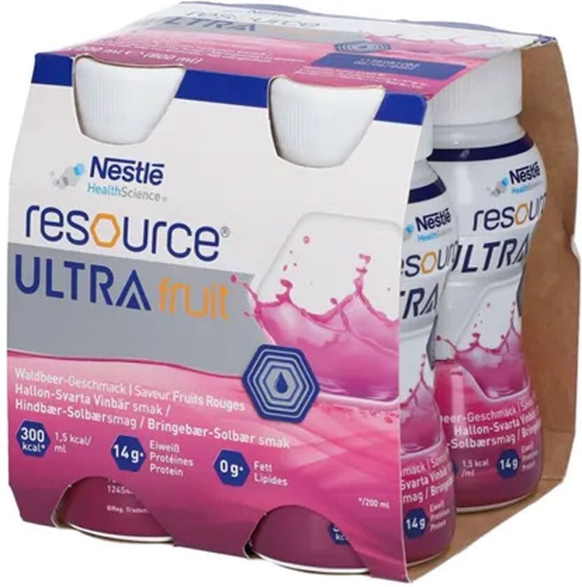 Resource Ultra Fruit Waldbeere flüssig 6x4x200 ml Flüssigkeit