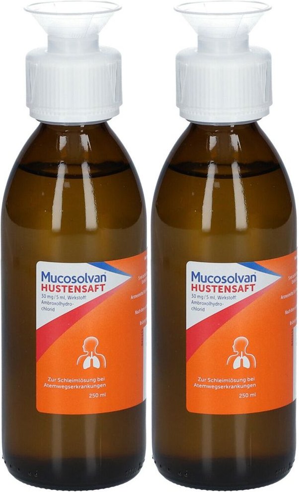 Mucosolvan Saft 30 mg/5 ml Doppelpack 2x250 Lösung zum Einnehmen
