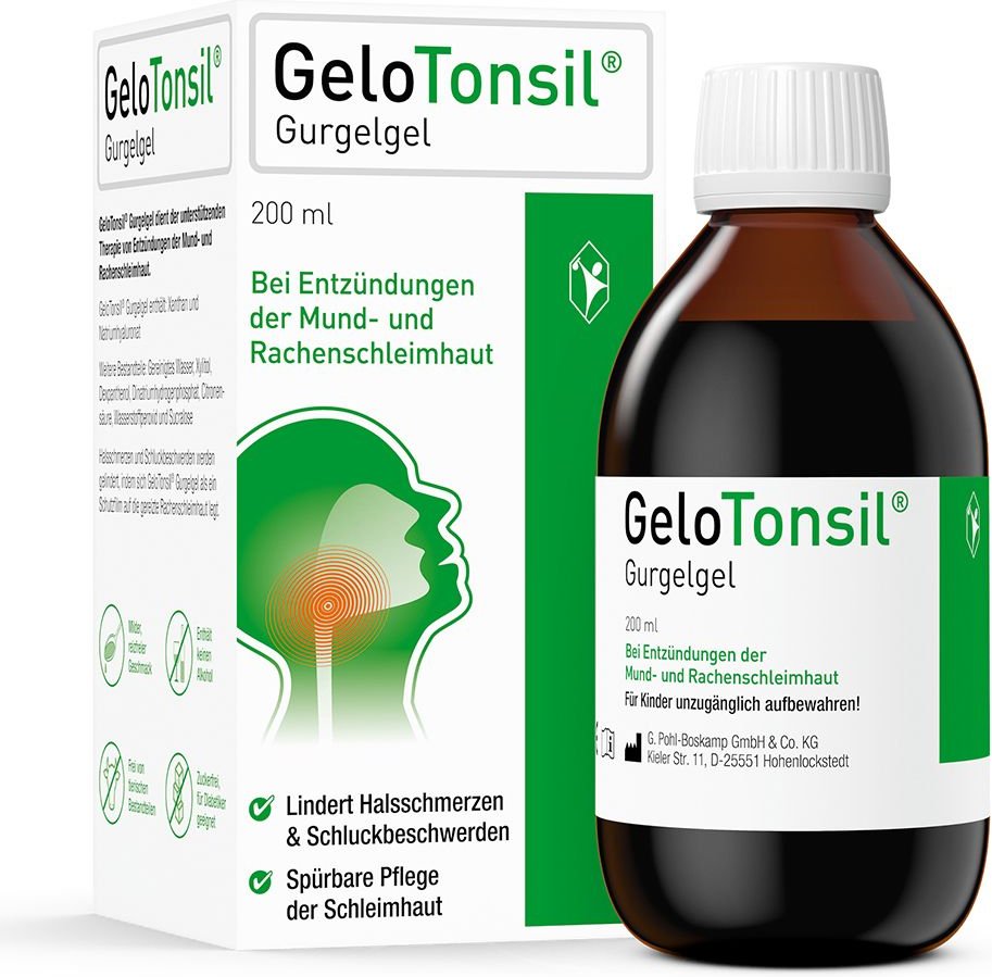 Gelotonsil Gurgelgel 200 ml Gurgellösung