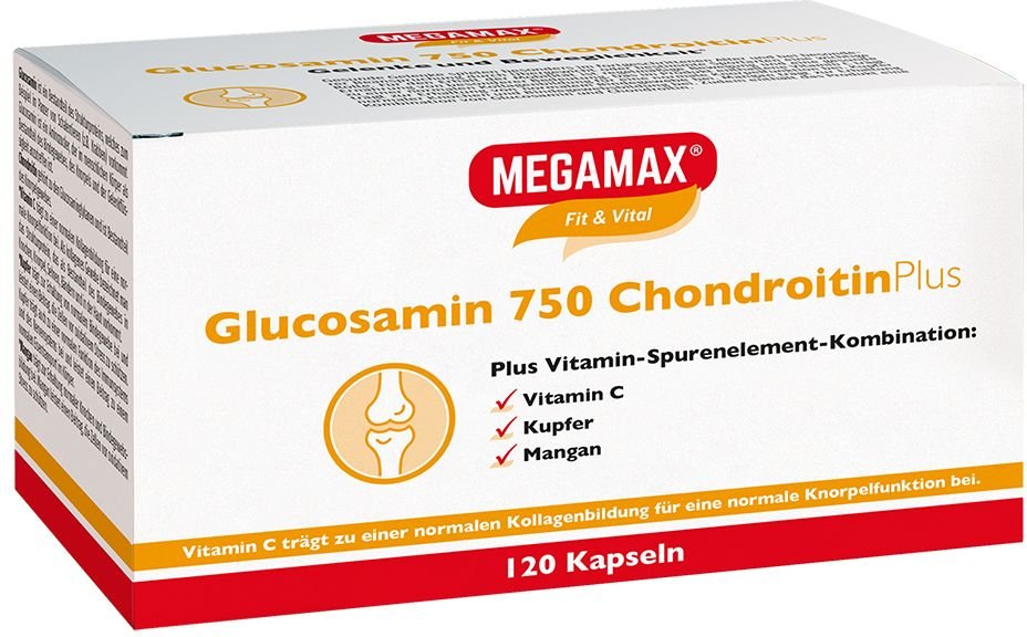 Glucosamin 750 Chondroitin Plus Megamax Kapseln