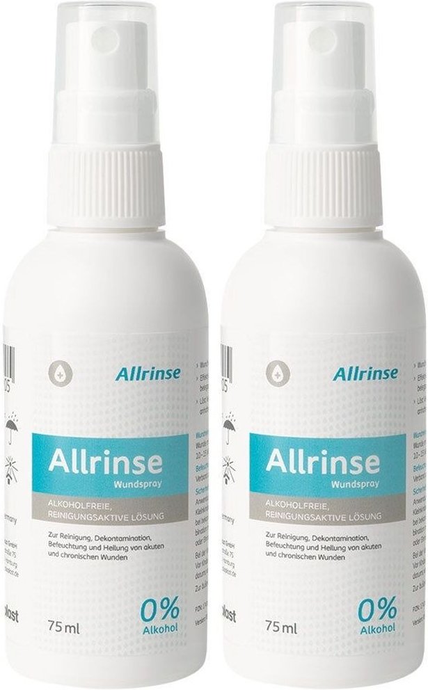 Allrinse Wundspray 2x 2x75 ml Spray