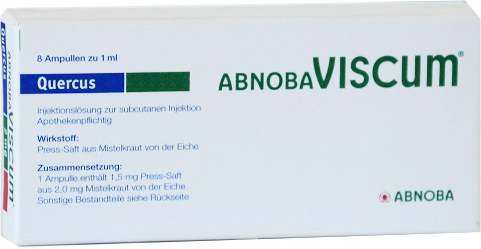 Abnobaviscum Quercus 0,2 mg Ampullen 8 St