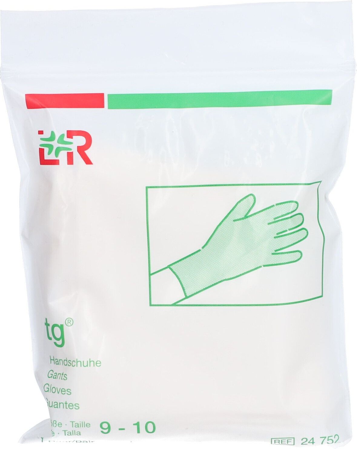 TG Handschuhe Baumwolle groß Gr.9-10 2 St