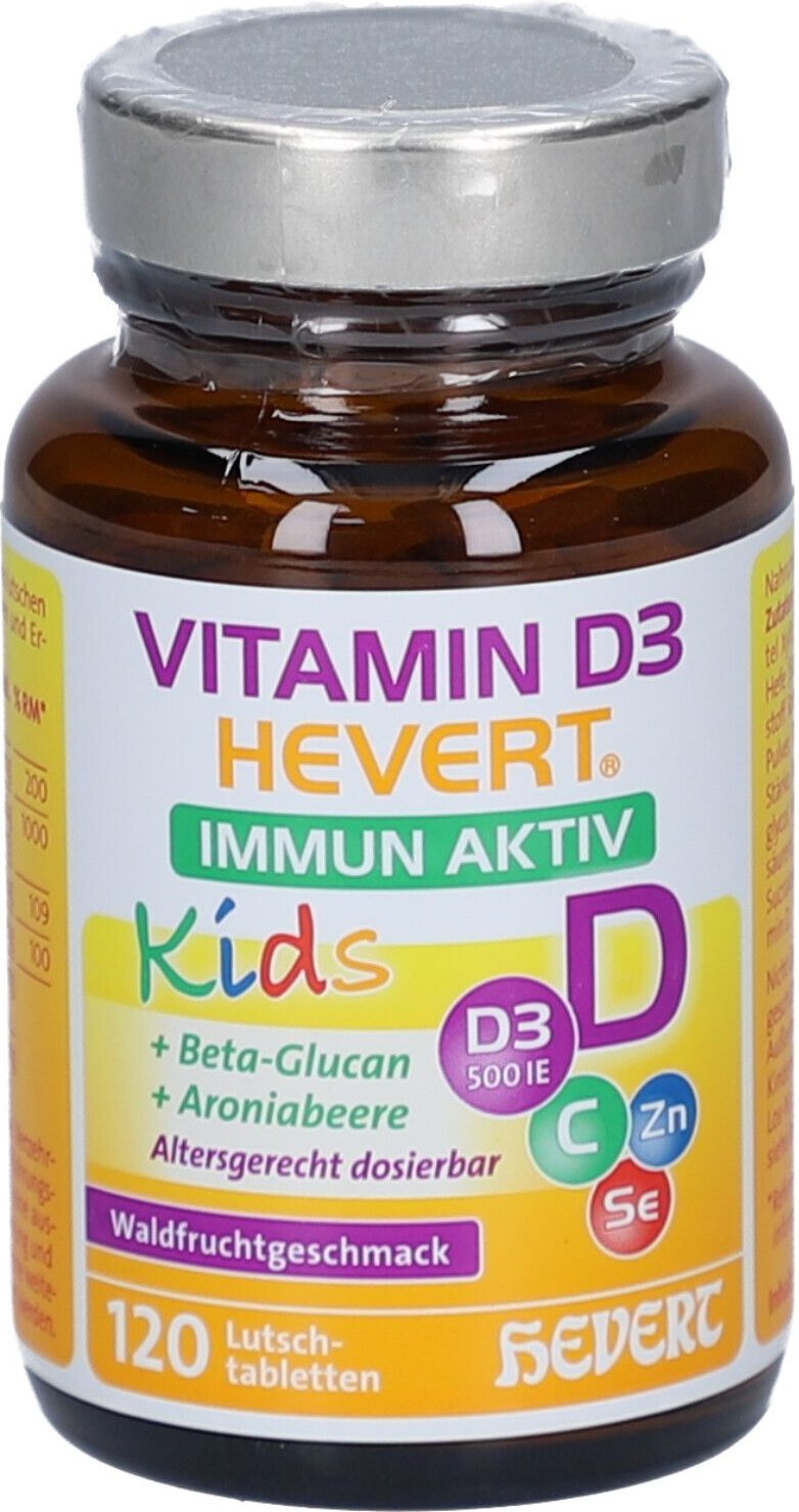 Vitamin D3 Hevert Immun Aktiv Kids Lutschtabletten 120 St
