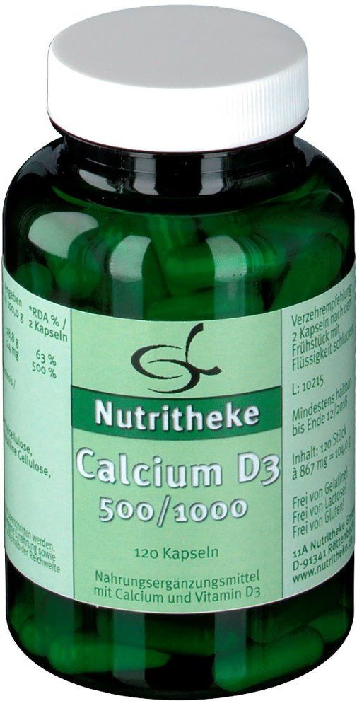 Calcium D3 500/1.000 Kapseln 120 St
