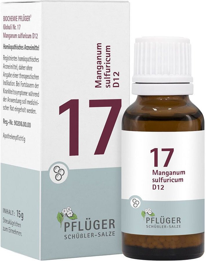 Biochemie Pflüger 17 Manganum sulfuricum D 12 Globuli