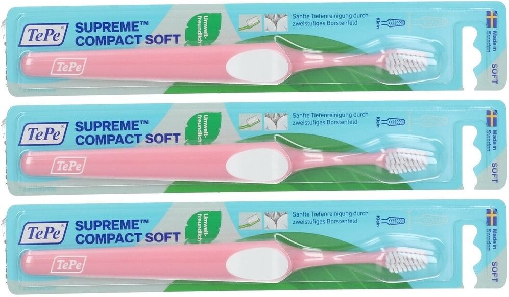 Tepe Supreme Compact Soft x3 3x1 St Zahnbürste