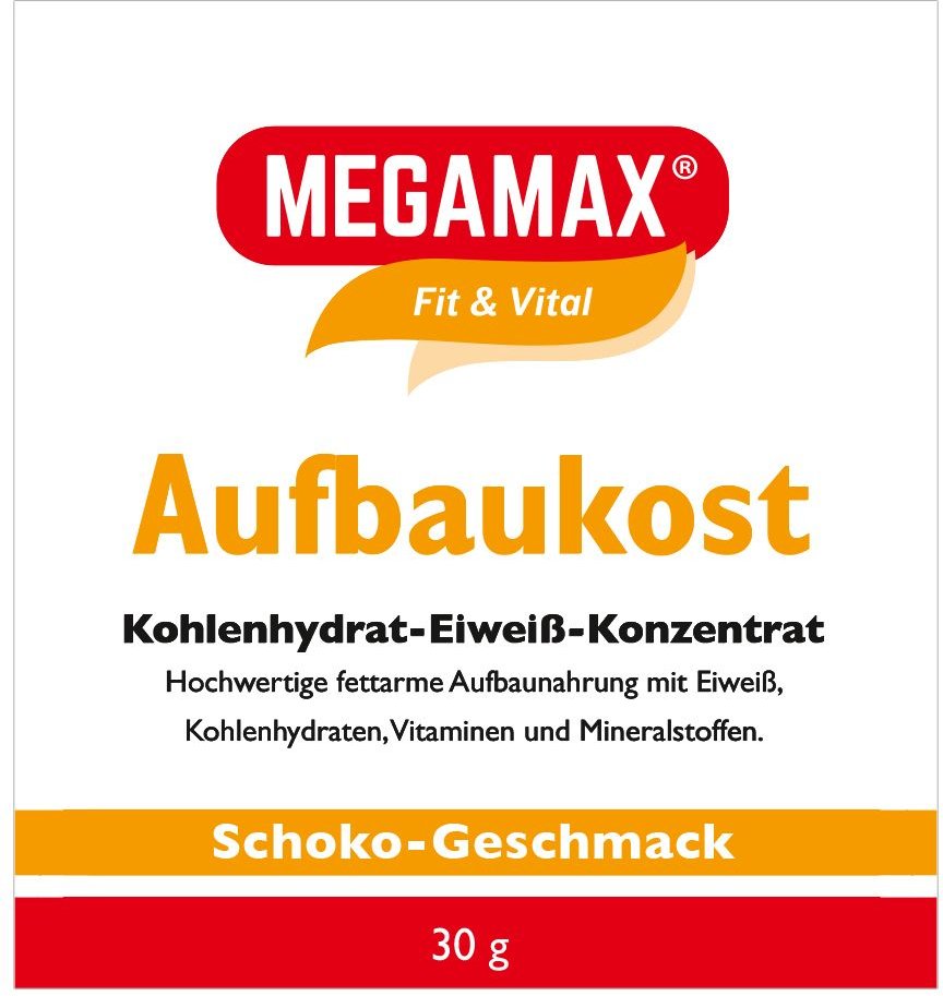 Megamax Aufbaukost Schoko Pulver 30 g