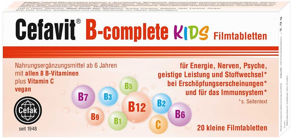 Cefavit B-complete Kids Filmtabletten