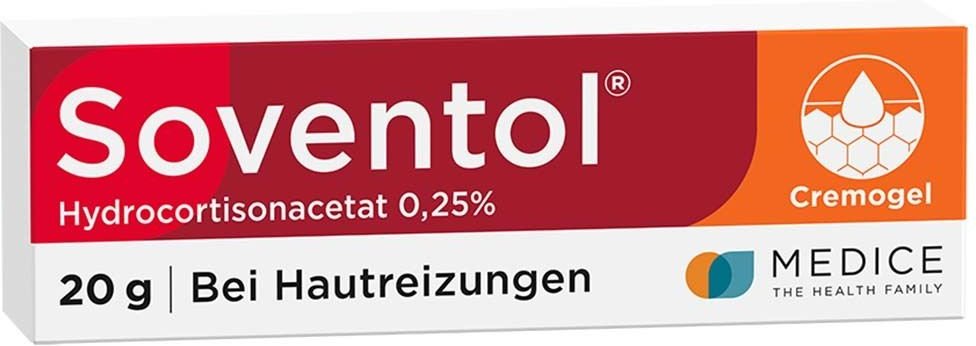 Soventol Hydrocortisonacetat 0,25% Creme 20 g