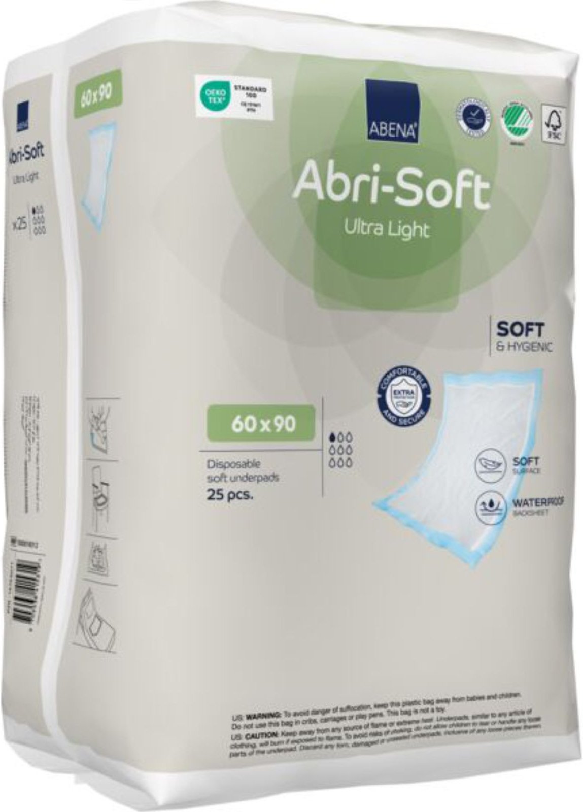 Abri Soft Ultra Light 60x90 cm Unterlage 25 St Unterlagen