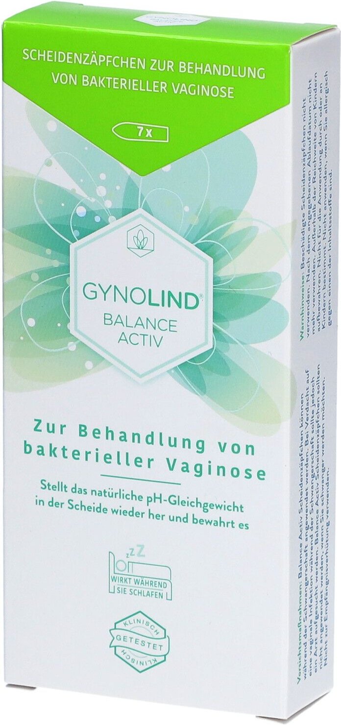 Gynolind Balance Activ Ovula 7 St Vaginalsuppositorien