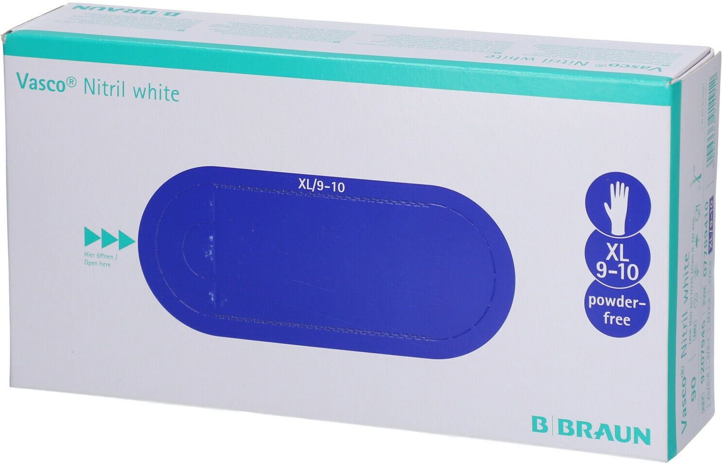 Vasco Nitril white Untersuchungshandschuhe XL 90 St Handschuhe