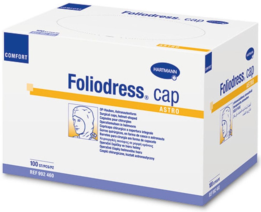 Foliodress Cap Comfort Universal grün OP-Hauben