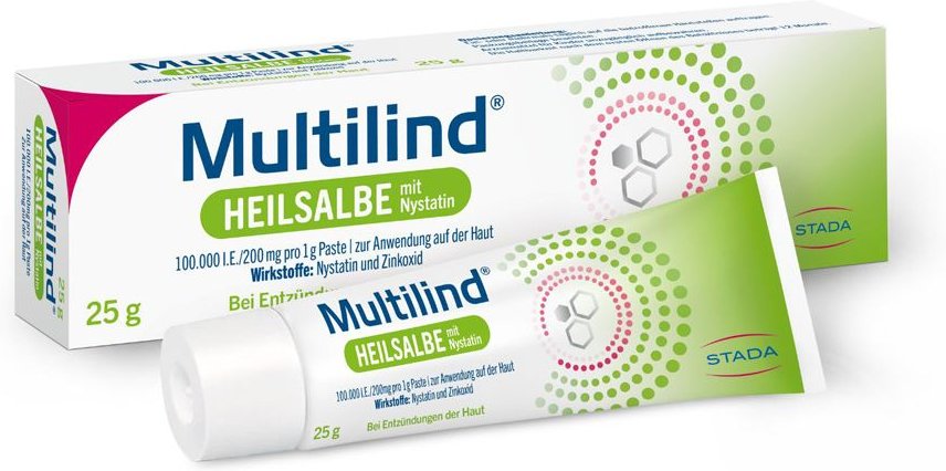 Thumbnail - Multilind Heilsalbe mit Nystatin und Zinkoxid